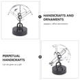 thumbnail image 4 of Shisuyan 1pc Perpetual Motion Toy Desktop Motion Toy Science Toy Home Ornament (Silver), 4 of 9