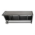 thumbnail image 2 of Furniture of America Lelah Industrial Metal Multi-Functional TV Stand in Gray, 2 of 7