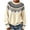 Blue, variant on Womens Plus Size Sweaters Knitted Vintage Sweater Comfy Loose Crew Neck Fall Winter Pullovers, S-3XL