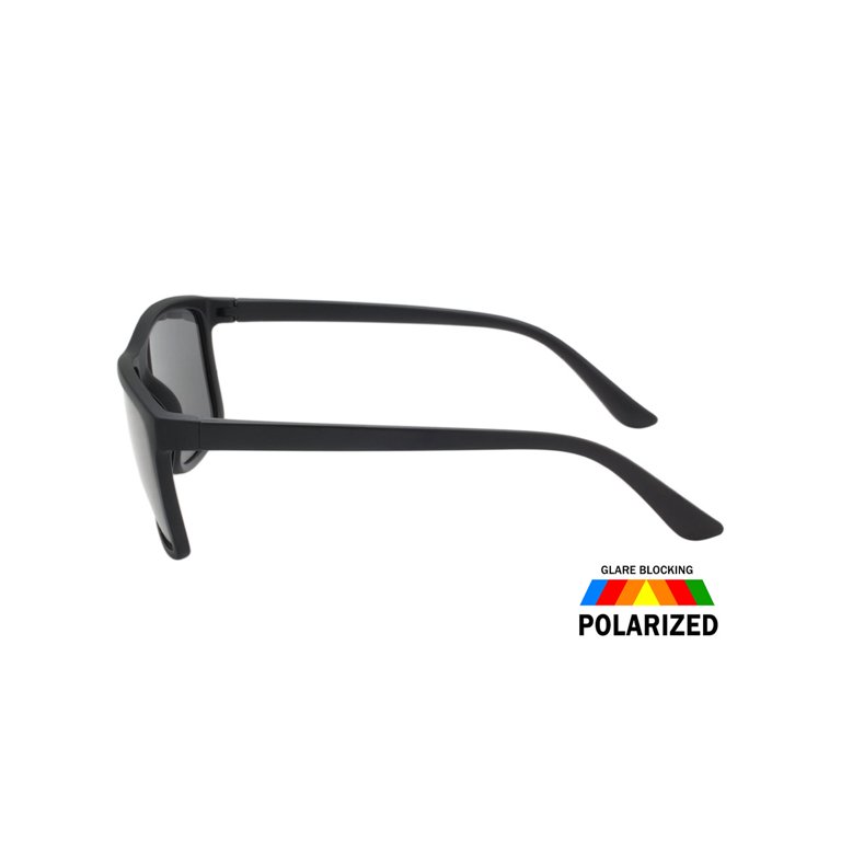 Polarized Sunglasses 2 Pack for Men and Women All Black  display picture 2