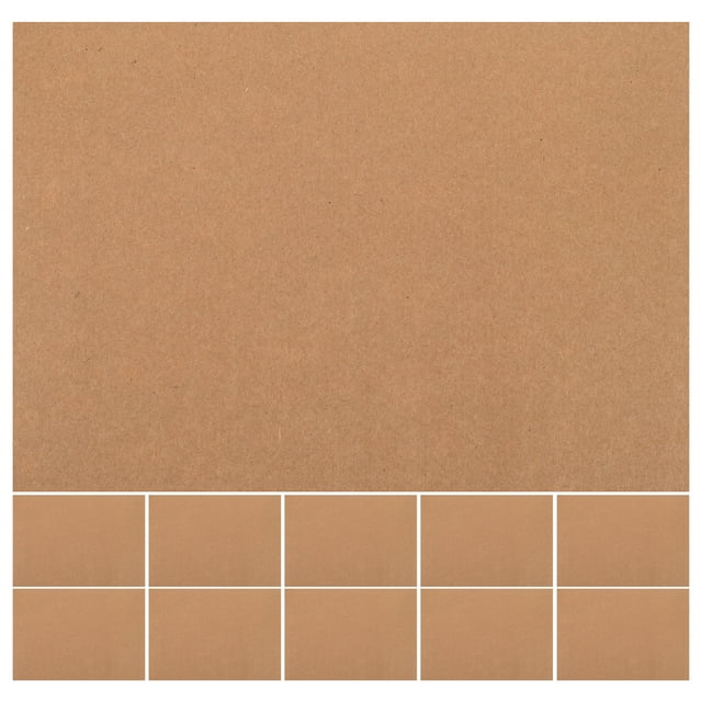 Miangastore 50pcs Cardboard Sheets Crafts Chipboard Craft Scrapbooking Packaging Sheets Chip Board for DIY Projects Office Organization