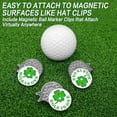 thumbnail image 4 of Golf Ball Marker Hat Clip Magnetic Hat Clips Durable Removable Ball Markers Attaches Easily to Cap Gifts for Men Women Golfer, 4 of 10
