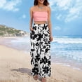 thumbnail image 2 of MEICHEN Dress Pants Women Petite High Waisted Wide Leg Summer Beach Vacation Women's Pants Casual Trousers, 2 of 7