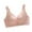 Beige, variant on Supportive Bras for Women,Plus Size Wireless Rear 4 Hook Fasten Breathable Daily Wear Undergarment