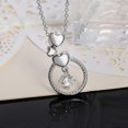thumbnail image 1 of Collar de estrella de mar con cadena de cinco serpientes en plata de ley 925 para mujer, joyería de moda para compromiso y boda, 1 of 4