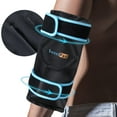 thumbnail image 1 of SuzziPad Elbow Ice Pack Wrap – Wearable Cold Compression Sleeve for Elbow & Forearm, Reusable Ice Pack for Tennis & Golf Recovery, Black, 1 of 4