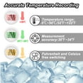 thumbnail image 2 of Cold Plunge Thermometer, Ice Bath Thermometer, Small Floating Waterproof Thermometer for Hot-Cold Bath, Multifunction Floating Pool Thermometer, Ice Bath Tub Accessories, 2 of 7