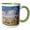 Green/White, variant on 3drose, Pronghorn Antelope Buck and Does, 11oz Magic Transforming Mug