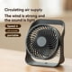 thumbnail image 2 of Ventilador de Escritorio para Pared, Portátil, Recargable, de Mano, de Cuatro Velocidades, Color ., 2 of 5