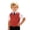 Watermelon Red, variant on Boys Girls Knit Vests,Kids Preppy Casual Cable Knit Sleeveless V-Neck Cartoon Embroidered Knit Vest Tops