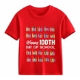 thumbnail image 7 of YUEHUA Toddler 100 Days of School Shirt Kids for Boys Girls 100th Day of School T-Shirt Short Sleeve Tops Tee, 7 of 7