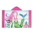 thumbnail image 3 of Kids Bathrobes Hooded Towels, Big Boys Girls Cartoon Hooded Wraps Beach Pool Bath Towel Poncho Cotton Towel, 30"x50", 3-12 Years, 3 of 5