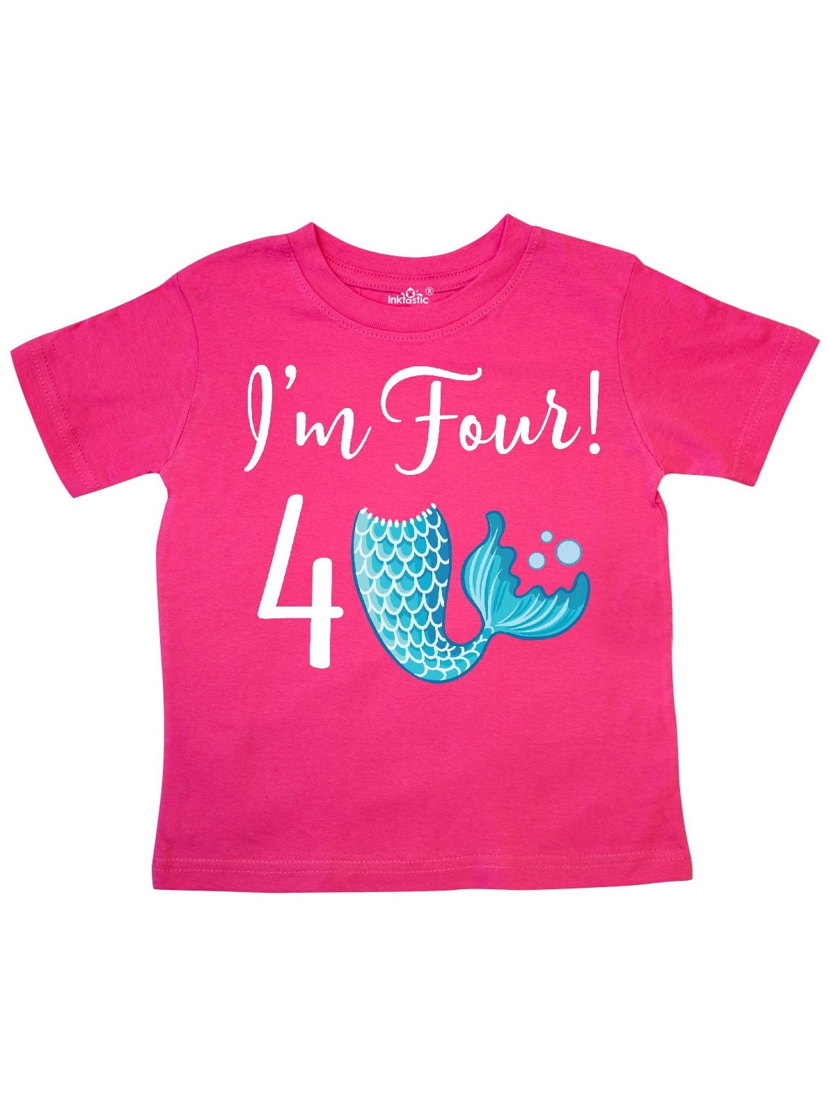 inktastic 4th Birthday Mermaid Party Toddler T-Shirt