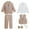 Khaki, variant on Boy's Striped Little Suit As Performance Dress Suit 100