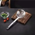 thumbnail image 1 of Stainless Steel Fine Mesh Skimmer Spoon for Soup, Oil, and Broth Straining, 1 of 3