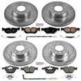 thumbnail image 3 of PowerStop Front and Rear Z23 Evolution Sport Carbon-Fiber Ceramic Brake Pad and Drilled & Slotted Rotor Kit Fits: BMW Select Models K4107, 3 of 10