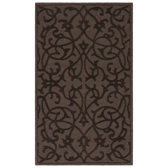 SAFAVIEH Impressions IM341A Handmade Brown Rug