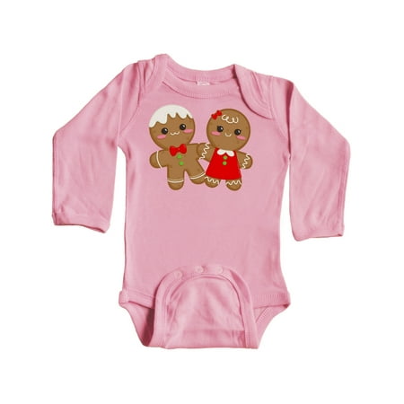 

Inktastic Gingerbread Couple Gift Baby Boy or Baby Girl Long Sleeve Bodysuit