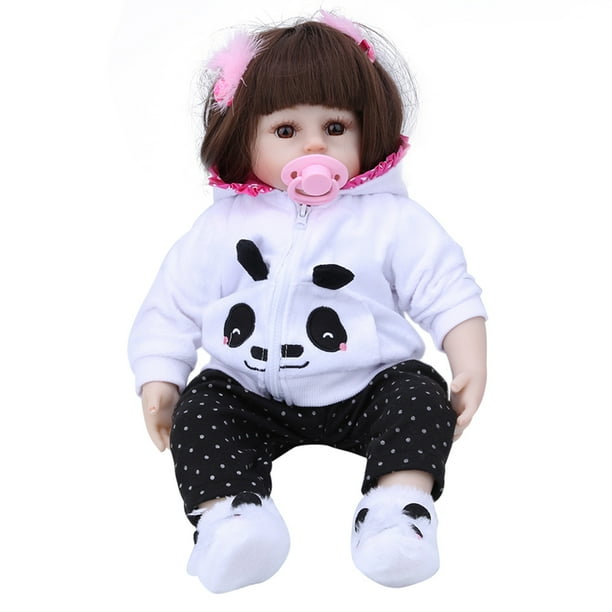 Muñeca bebé, 48 cm/19 pulgadas, realista, suave, para niña, diseño a prueba de futuro