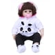 thumbnail image 4 of Muñeca, 48 cm/19 pulgadas, realista, suave, juguete para niña, muñeca bebé, estética elegante, 4 of 9