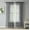Grey, variant on WAVE - Lace Semi Sheer - 1 Patio Door Panel - Grommets Voile Curtains for Living Room Bedroom and Kitchen (102" W x 84" L, Grey)
