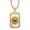 Gold Style 1, variant on Women's Men's Stainless Steel Square Sport Necklace Hip Hop Soccer Basketball Rugdy Pendant Necklace Jewelry for Him Gold Style 4