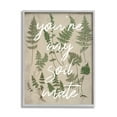 thumbnail image 4 of Stupell Industries You're My Soil Mate Rustic Fern Motif Calligraphy Framed Wall Art, 16 x 20, Design by Lil' Rue, 4 of 5