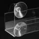 thumbnail image 5 of Estante de almacenamiento acrílico con marco de visualización tipo succión, estante transparente para bebidas, estante para refrigerador (estante para 3 bebidas), 5 of 7