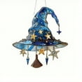 thumbnail image 6 of Witch Hat Hanging Halloween Decorations, Witch Hat Acrylic Stained Glass Effect, Halloween 2D Witch Hat Acrylic Sun Catcher Decor for Window Hanging 20cm/7.87In Dark Blue-3, 6 of 6