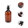 thumbnail image 2 of 2PCS 500ml Empty Shampoo Bottles Opaque Versatile Pump Bottle Drip-free Lotion Container Hand Soap Dispenser (Light Brown), 2 of 5