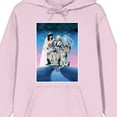 thumbnail image 2 of Beetlejuice Poster Art Long Sleeve Cradle Pink Men's Hooded Sweatshirt-Large, 2 of 3