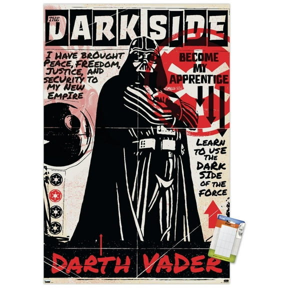 Star Wars: The Dark Side - Become My Apprentice Wall Poster, 22.375" x 34"
