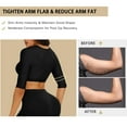 MISS MOLY Arm Shaper for Women Post Surgery Compression Shapewear 3/4 Sleeves Slimming Arm Faja