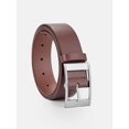 thumbnail image 1 of 2pcs Men Square Buckle Belt, 1 of 3
