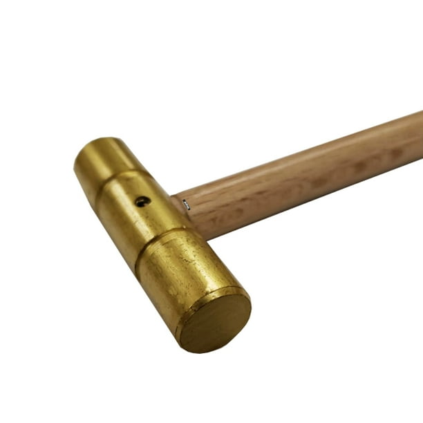 Brass Hammer Small Flat Face & Domed Head 2 Oz Solid Brass Jewelry Work Hammer