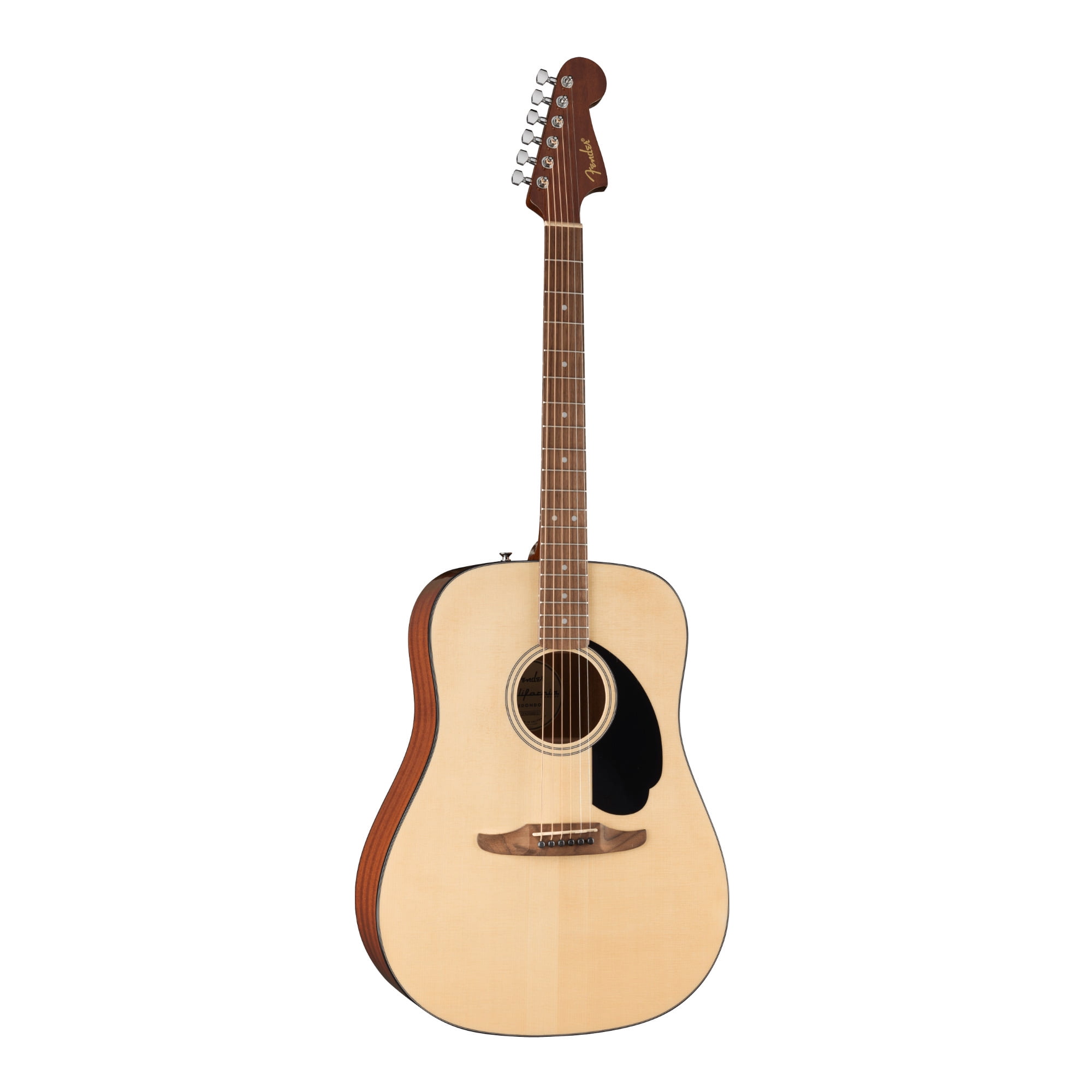 Fender California Standard Redondo Pack Spruce Top Sapele Back and Sides Black Pickguard Slim C Neck Walnut Fingerboard (Natural)