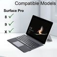 thumbnail image 6 of Keyboard Backlit/Non-Backlit Compact Layout Long Battery Life Ergonomic Design Lightweight Compatible with Surface Pro 8/9/X Tablets Ideal for Office Workers and Students, 6 of 9