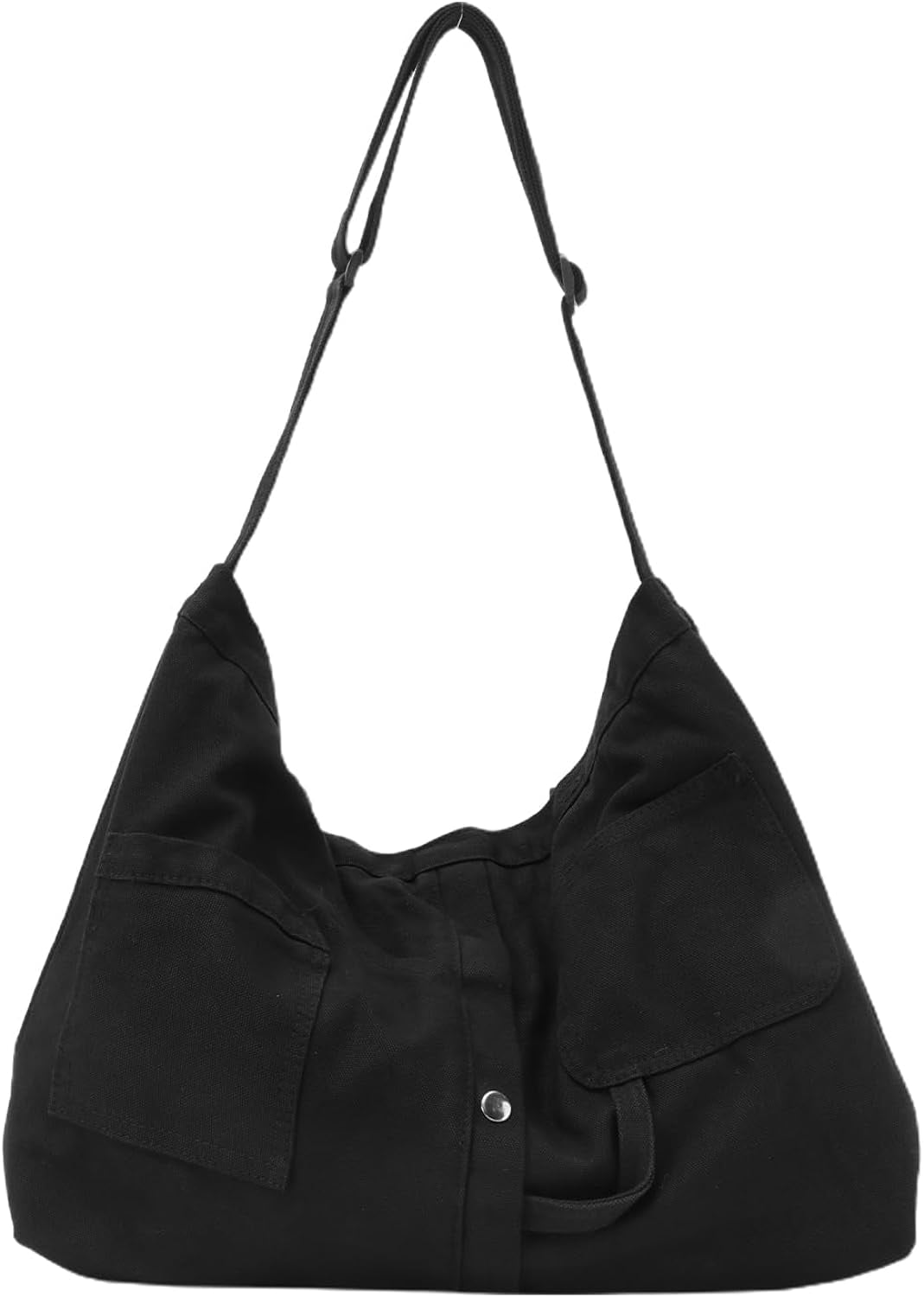 Soft Denim Handbag for Women Casual Hobo Tote Bag Retro Crossbody Bag Large Capacity Denim Purses
