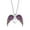 Purple, variant on LSLJS Fashion Ladies Necklace Heart Pendant Necklace Gift Decoration Accessories, Gifts for Mom Wife Girlfriend Her on Anniversary Mothers Day Valentines Day Christmas Birthday Gifts for Women