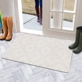 thumbnail image 5 of Multi-Functional Grey Geometric Indoor Door Mat - Absorbent, Dirt Resistant, Anti-Slip - Low Profile for Entryway, Kitchen, Bathroom in High Traffic Areas, 5 of 6