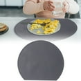 thumbnail image 2 of XKHAZA Silicone Microwave Mat, Semi Circular Non-Stick Heat Resistant Baking Mat Set, BPA-Free Multipurpose Turntable Oven Mat Hot Pad Pot Holder for Home Kitchen Restaurant Dining Table, 2 of 7
