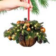 thumbnail image 3 of Lssam Kissing Ball Christmas Mistletoe Hanging Decor, Berry Pine Cone Doorway Ornament for Indoor Outdoor Holiday Home Office Festive Decoration, 3 of 6
