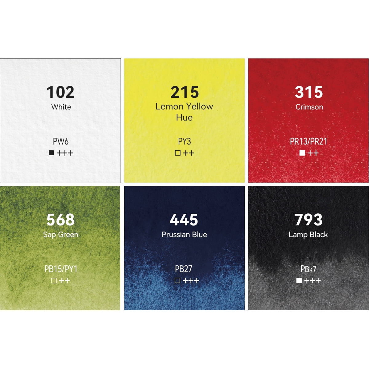 PHOENIX Watercolor Paint Tubes 6x22ml / 0.74 fl oz Non-Toxic Water Color Paint Adult Set, Watercolors Painting Supplies Art Paints for Beginners