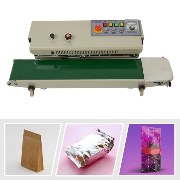 Commercial Heat Sealer Machine Automatic Continuous Band Sealer FRD-1000-II 850W
