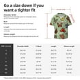 thumbnail image 6 of Uemuo Multicolored Butterflies Pattern Cotton Linen Short Sleeve Shirts,Casual Lightweight Button Down Shirts,Vacation Beach Summer Tops-Small, 6 of 7