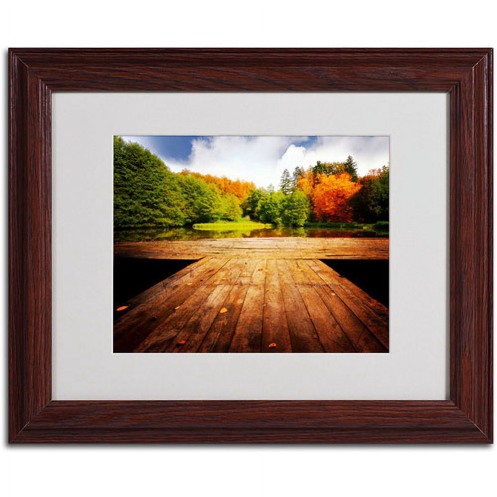Trademark Fine Art "October" Canvas Art by Philippe Sainte-Laudy, Wood Frame