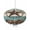 Brown Teal, variant on Fsddascl Texas Star Country Outdoor Tablecloth - 54 Inch Round Dining Table Cover, Western Old Wooden Board Vintage Waterproof Outdoor Table Cloth with Umbrella Hole & Zipper for Picnic/Patio/Party