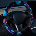thumbnail image 2 of Game Controller 14.5 Inch Printing PVC Leather Steering Wheel Covers Auto Accessories, Car Wheel Cover, 2 of 6