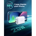 thumbnail image 4 of Kit de Cargador Rápido y Cable de 2M Ugreen para iPhone UGren cargador de carga rapida, 4 of 8