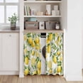 thumbnail image 6 of Lemon Kitchen Curtain for Berdoom Living Room Cafe 54 Inch Length, Yellow Fruits Summer Watercolor Botanical Leaf Plant Tiers Curtains Light Filtering Drapes Window Treatment 2 Panels 52"Wx54"L, 6 of 8